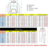 Hot Autumn Winter Womens Hoodie + Sweatpants 2-piece Sweat Suits Hooded Jogging Sports Suits Fashion Printed Tracksuits